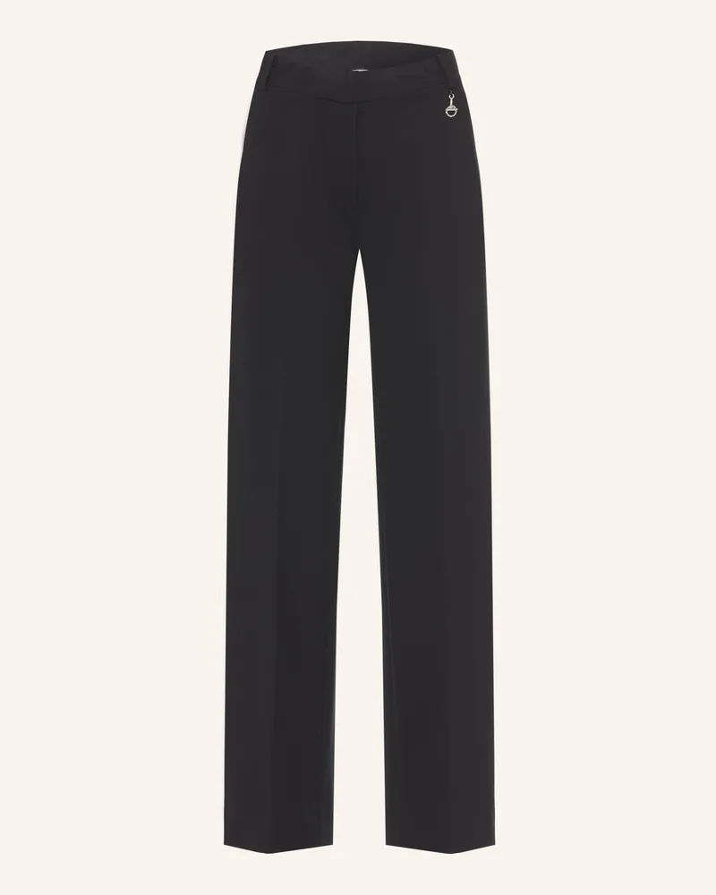 SEM PER LEI Marlenehose Aus Jersey schwarz Schwarz