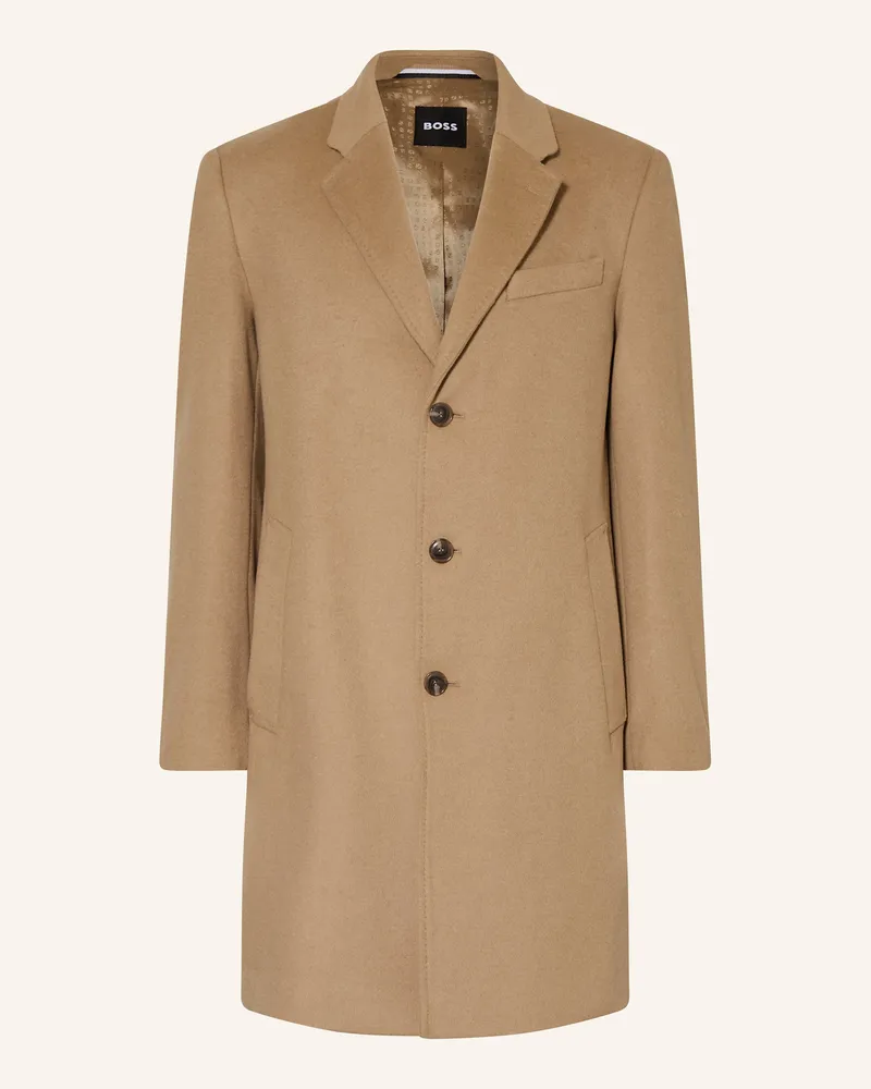 HUGO BOSS Mantel H-Hyde beige Camel
