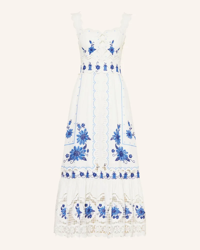 FARM Rio Kleid mit Leinen Creme