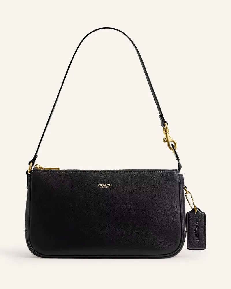 Coach Schultertasche Plaza schwarz Schwarz