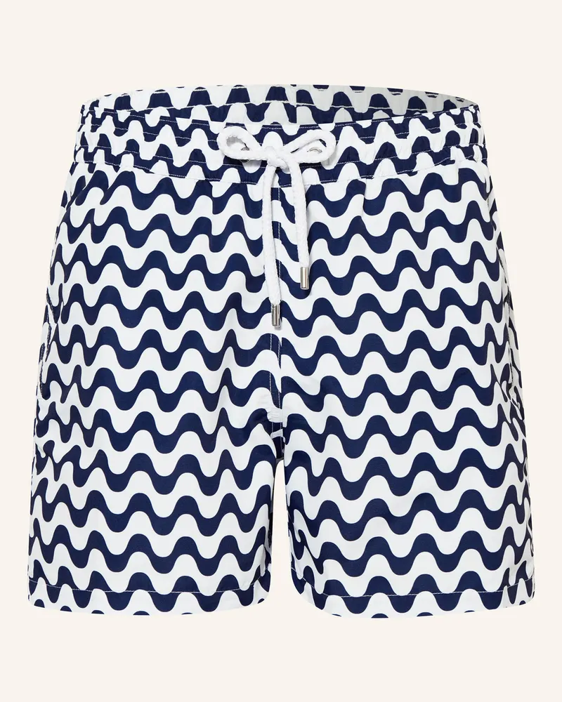 Frescobol Carioca Badeshorts Copacabana blau Weiss