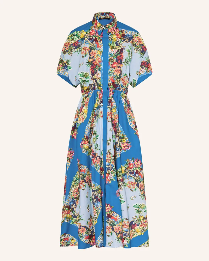 Maje Hemdblusenkleid Blau
