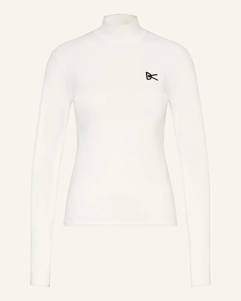 District Vision Laufshirt Paneled weiss Ecru