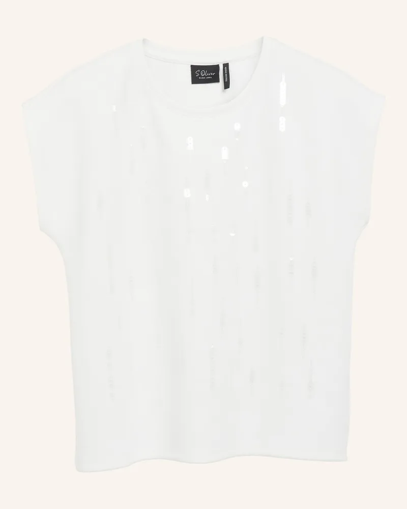 S.Oliver T-Shirt grau Creme