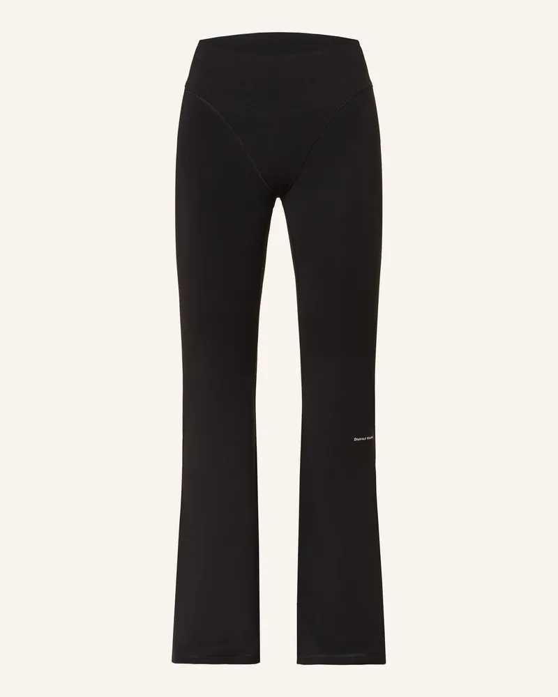 District Vision Tights Flared Studio Long schwarz Schwarz