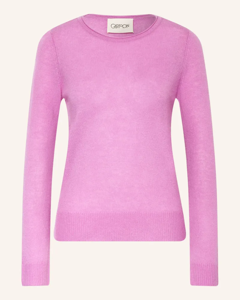 Cartoon Cashmere-Pullover Lila