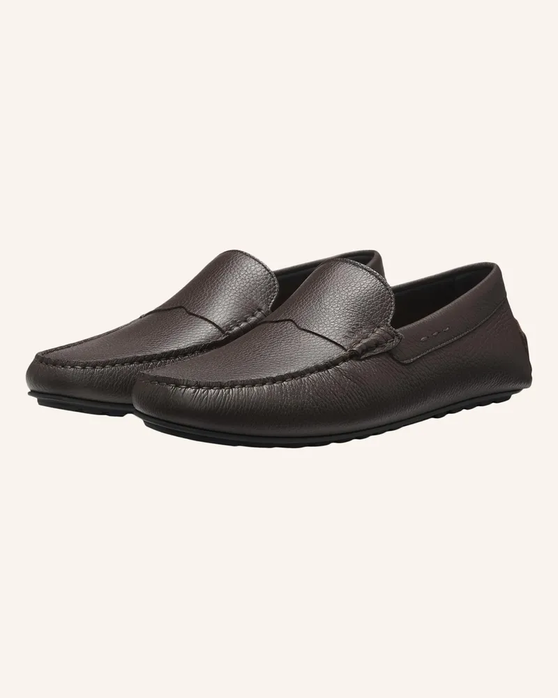 HUGO BOSS Slipper Noel_Mocc_Grpe braun Dunkelbraun