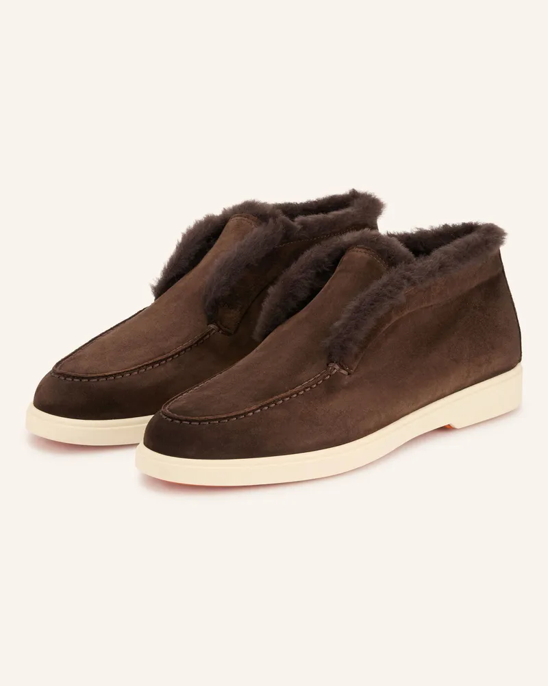 Santoni Boots Fortune braun Dunkelbraun
