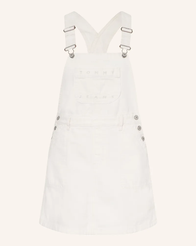 Tommy Hilfiger Jeans-Latzkleid weiss 1d0