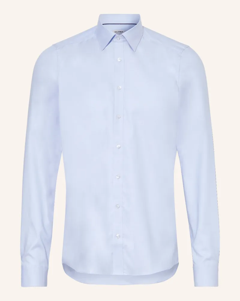 Olymp Hemd Level Five Body Fit Mit Extralangem Arm blau Hellblau