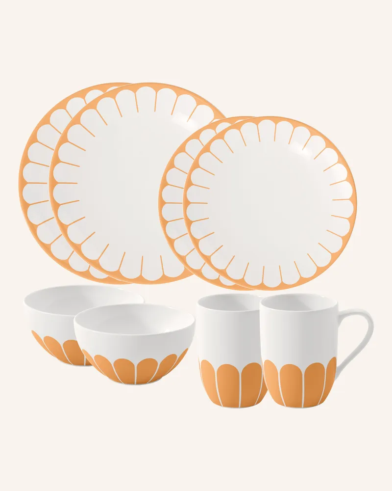 Villeroy & Boch Starter-Set 8tlg. Fleur Soleil gelb Gelb
