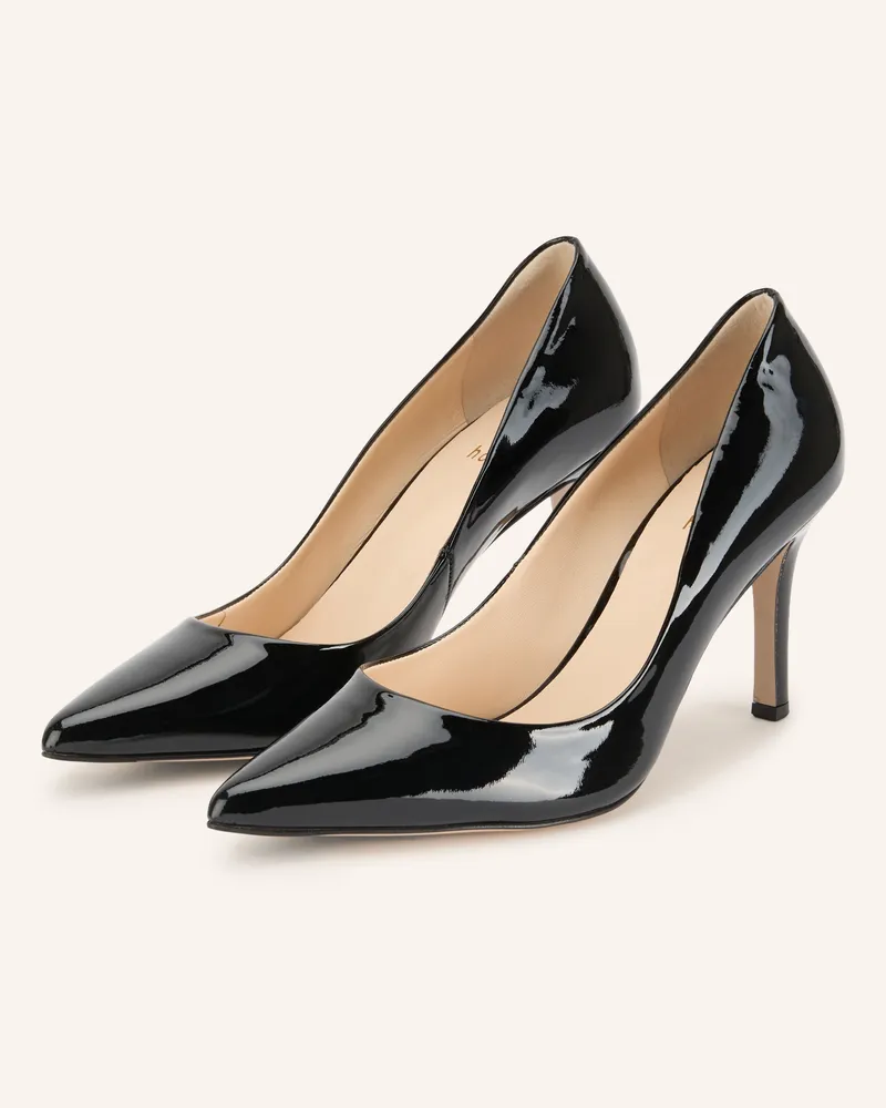 Högl Lack-Pumps schwarz Schwarz
