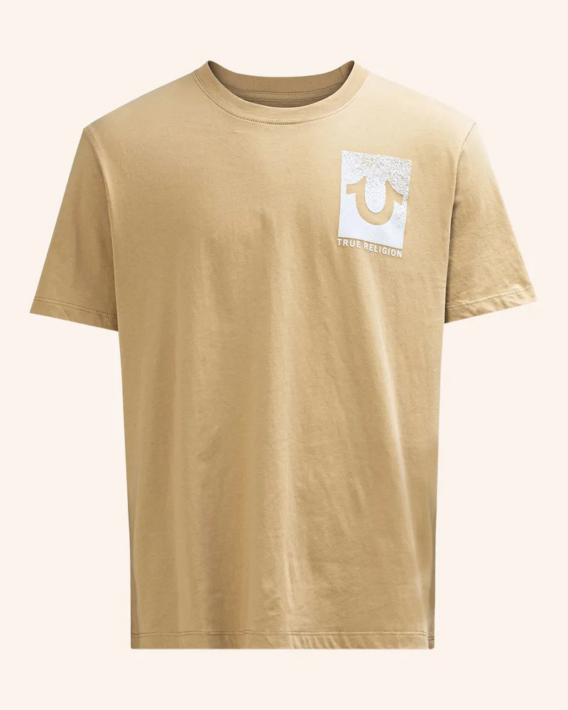 True Religion T-Shirt FACE Beige