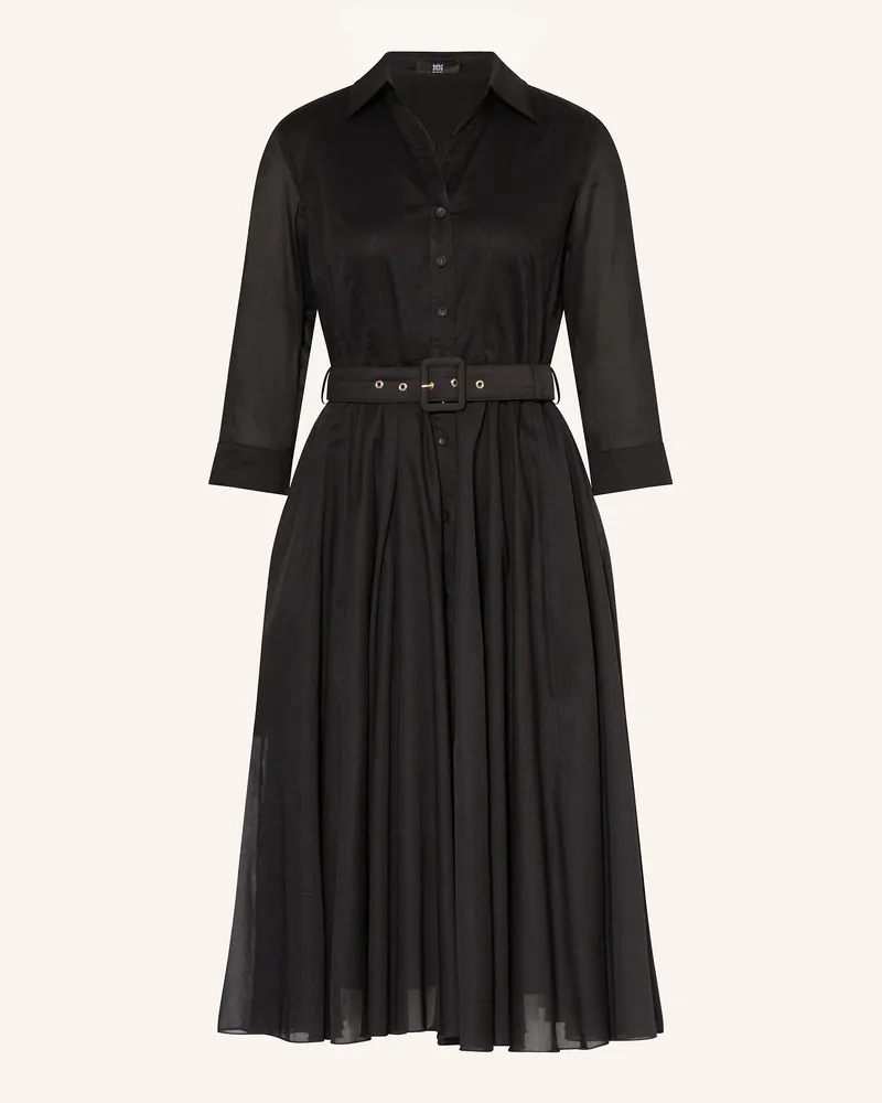 Riani Hemdblusenkleid Mit 3/4-Arm schwarz Schwarz