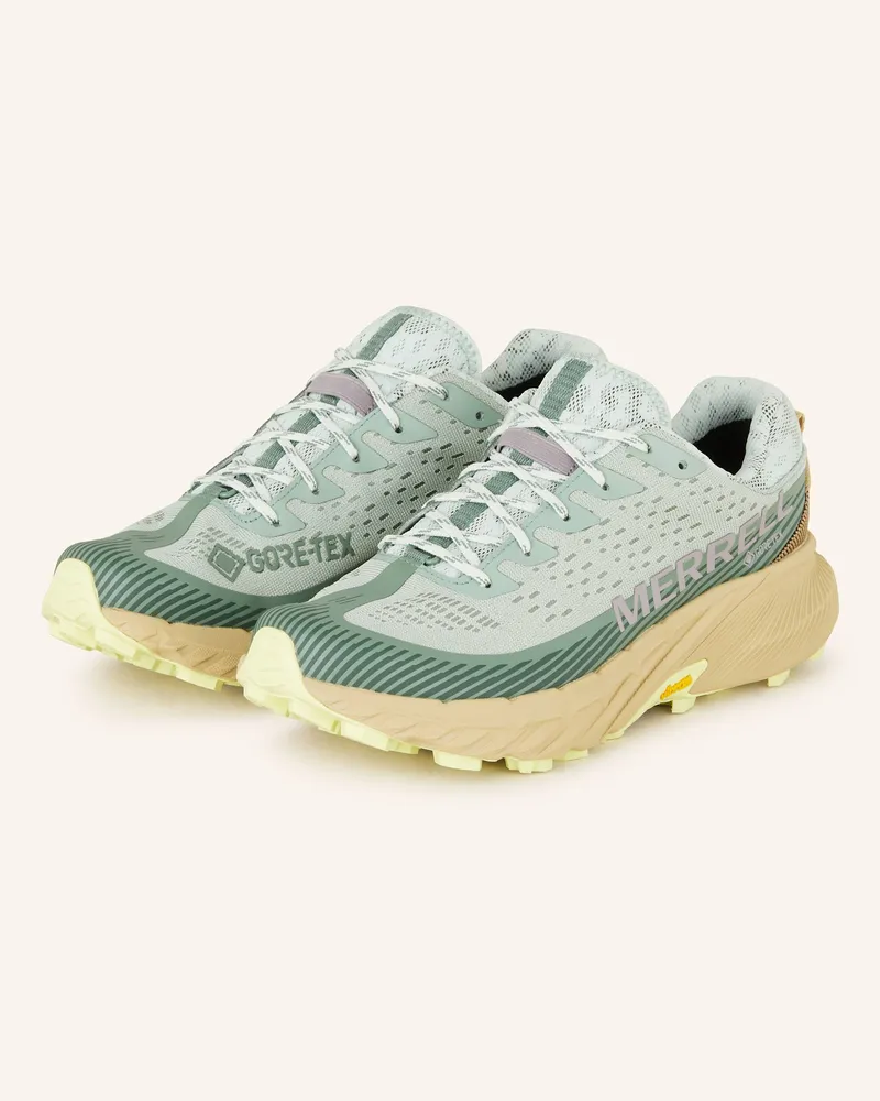 MERRELL Trailrunning-Schuhe AGILITY PEAK 5 GTX Hellgrün