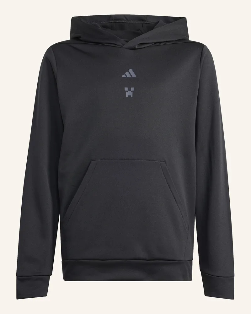 adidas Adidas Minecraft Training Hoodie schwarz Schwarz