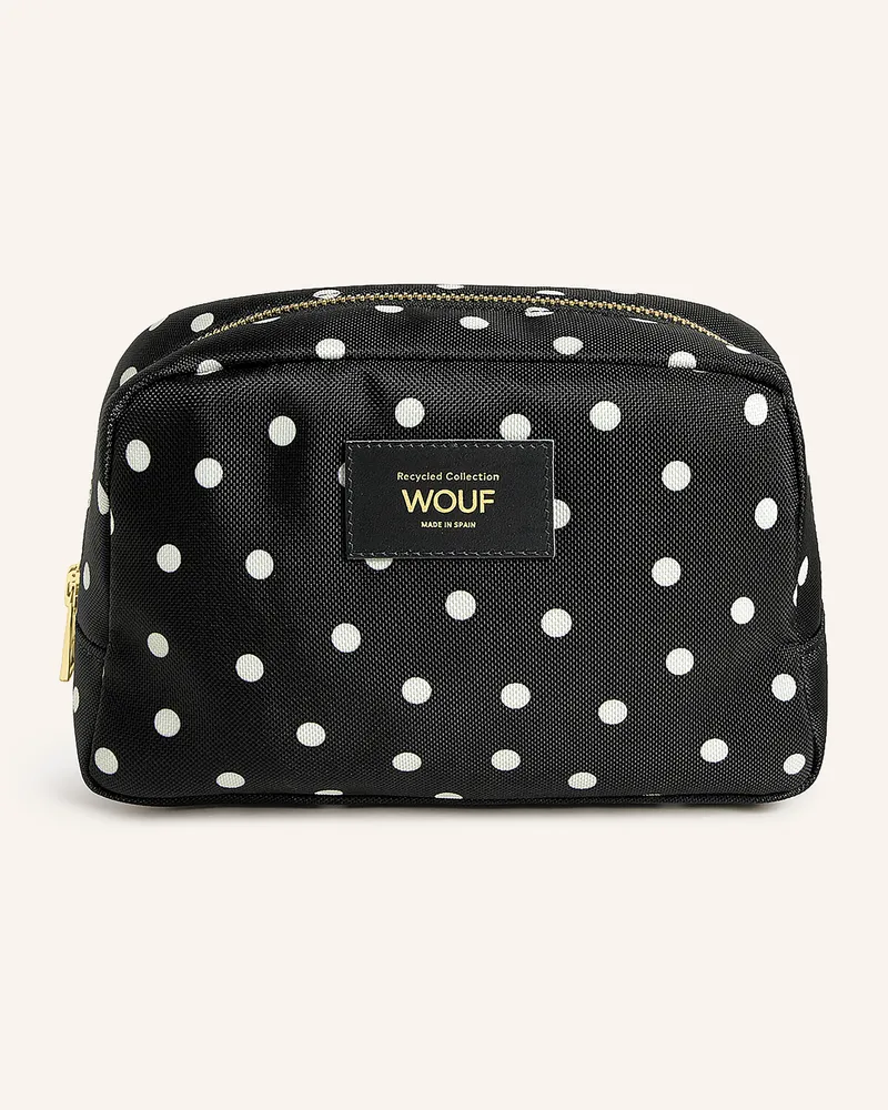 WOUF Kosmetiktasche Icon schwarz Schwarz