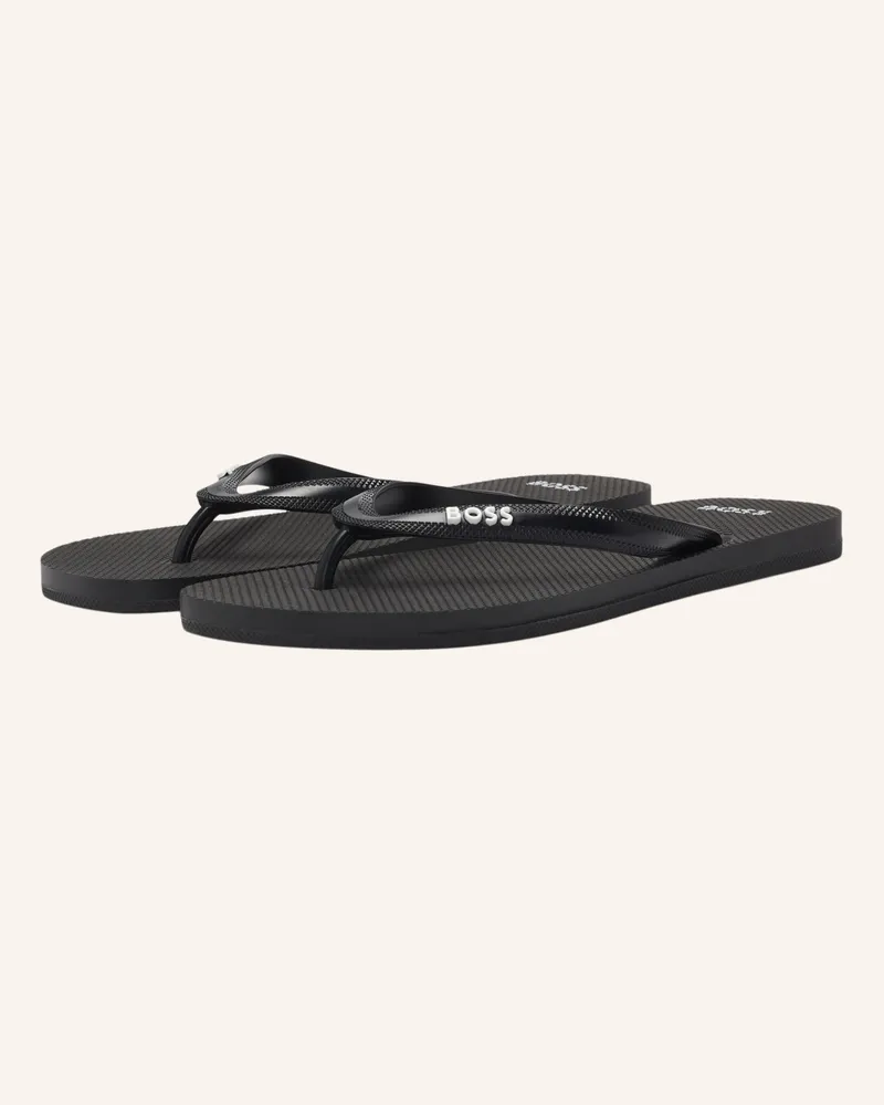 HUGO BOSS Sandale TRACY_THNG_RBLG_N Schwarz