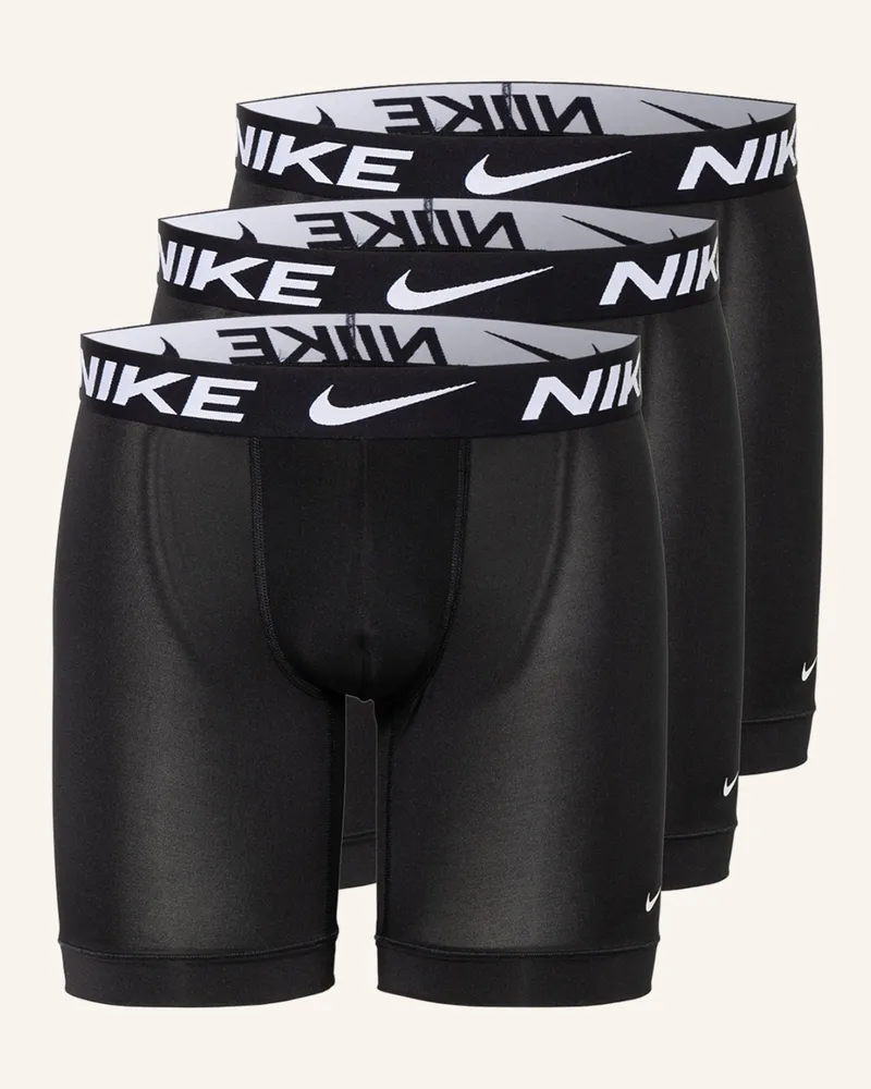 Nike 3er-Pack Boxershorts Micro Essential schwarz Schwarz