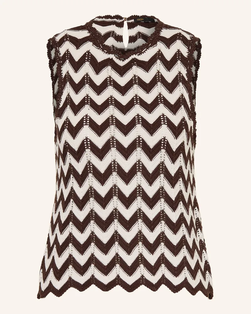 Maje Stricktop Dunkelbraun