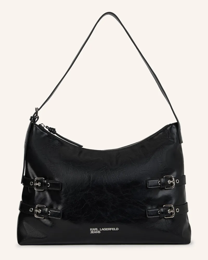 Karl Lagerfeld Schultertasche schwarz Schwarz