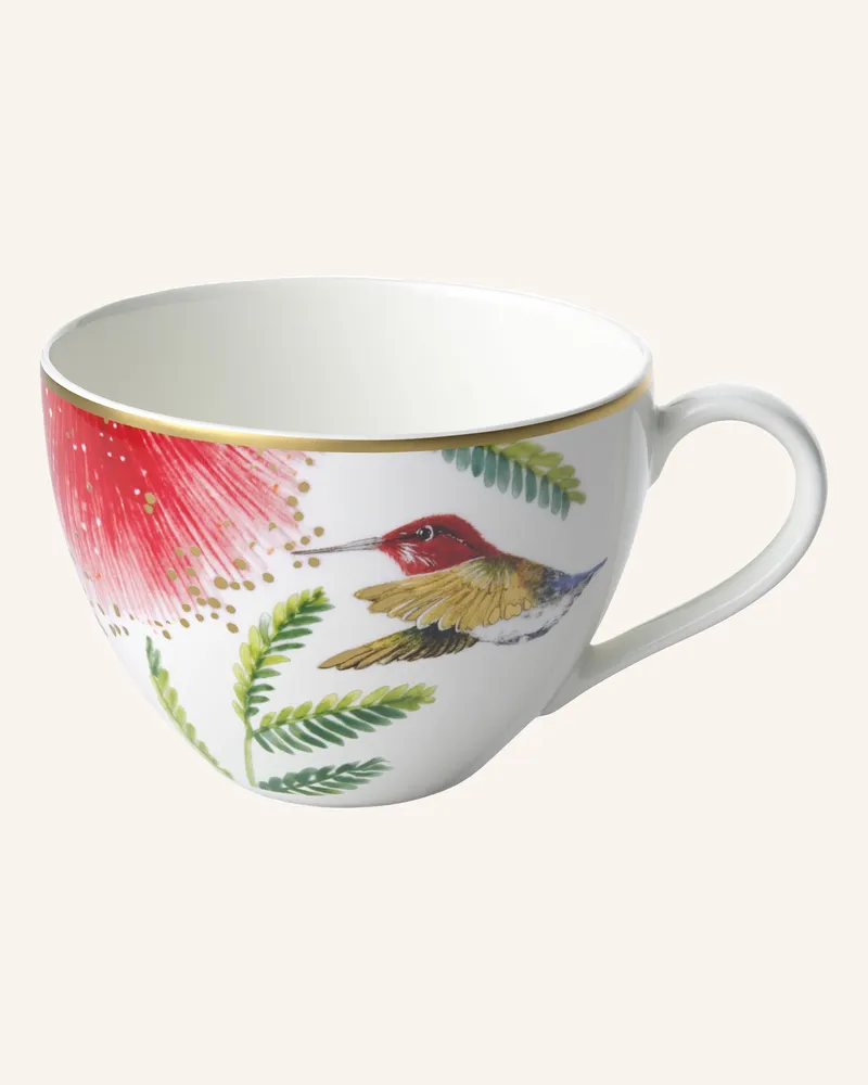 Villeroy & Boch Kaffeetasse Amazonia weiss Gelb