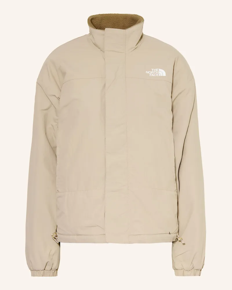 The North Face Fleecejacke Yumiori Zum Wenden braun Ecru