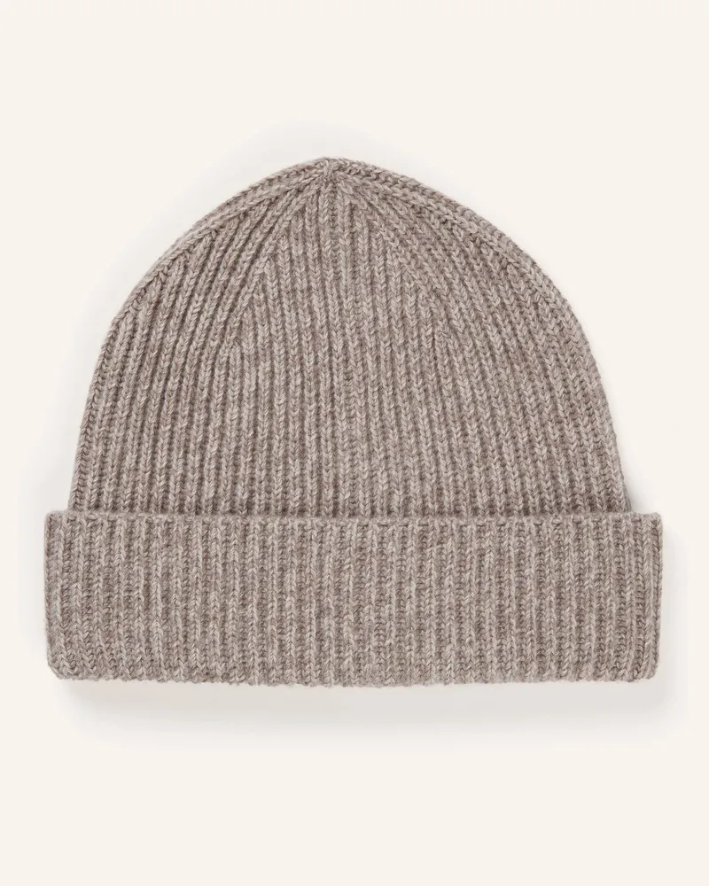 AGNONA Cashmere-Mütze beige Beige