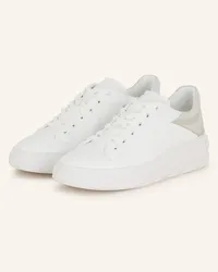 Jimmy Choo Sneaker DIAMOND MAXI - WEISS/ SILBER Weiss