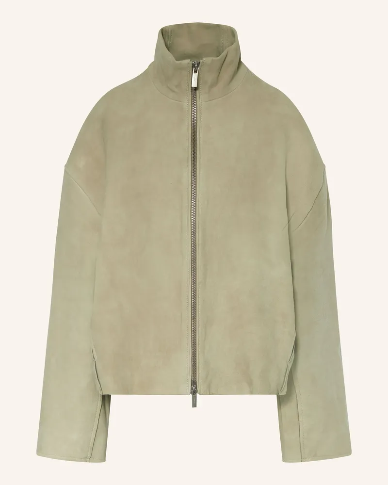 REMAIN Lederjacke Hellbraun