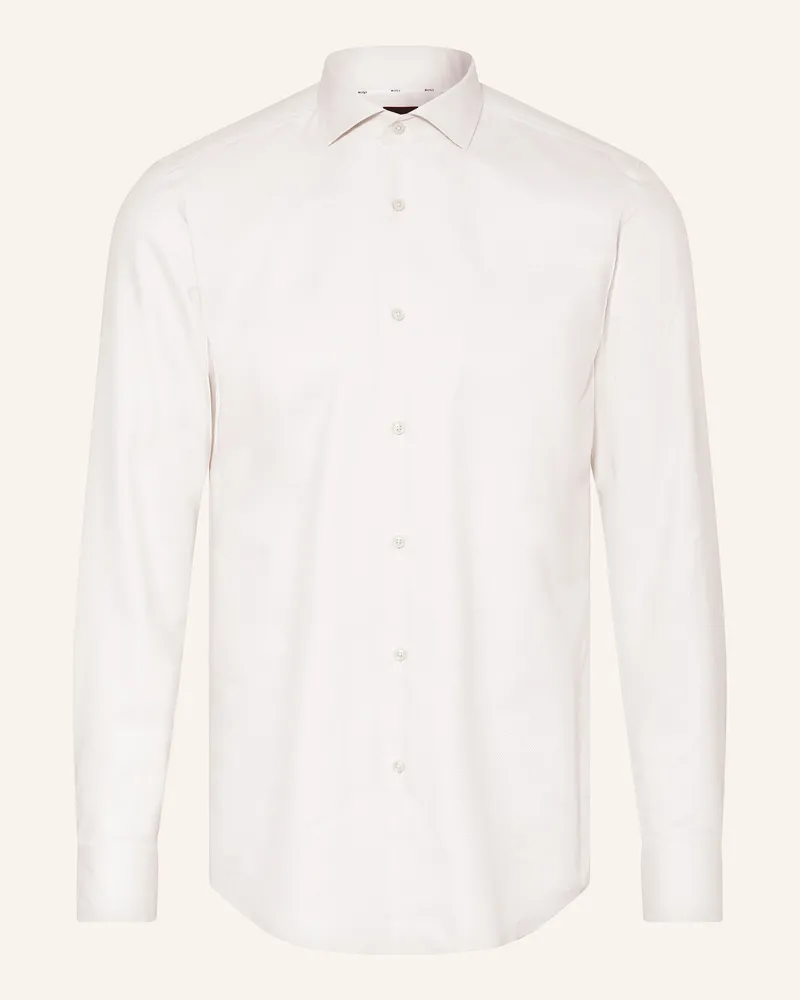 HUGO BOSS Hemd HANK Slim Fit Weiss