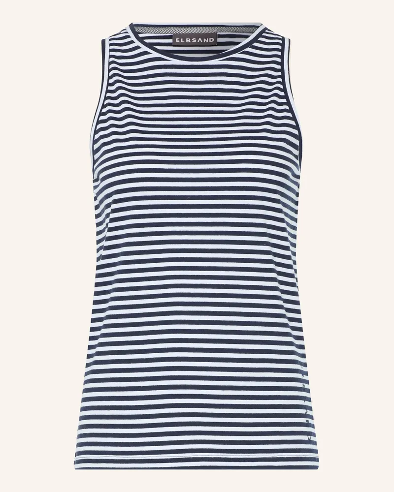 ELBSAND Top Maavi blau Weiss
