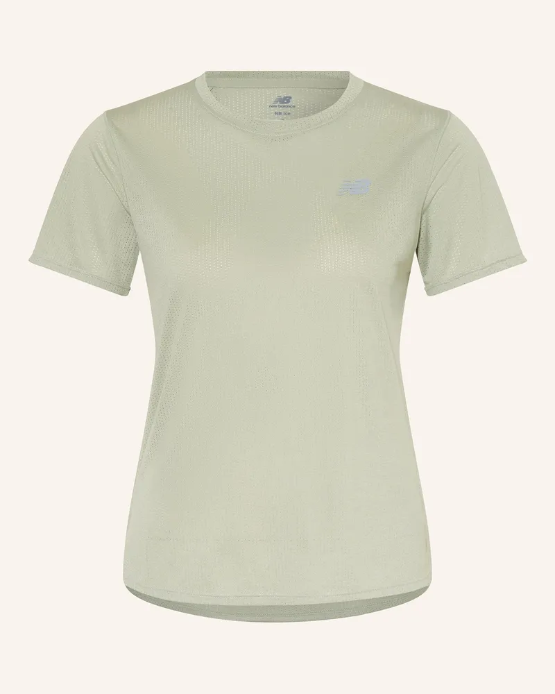 New Balance Laufshirt NB ATHLETICS Hellgrün