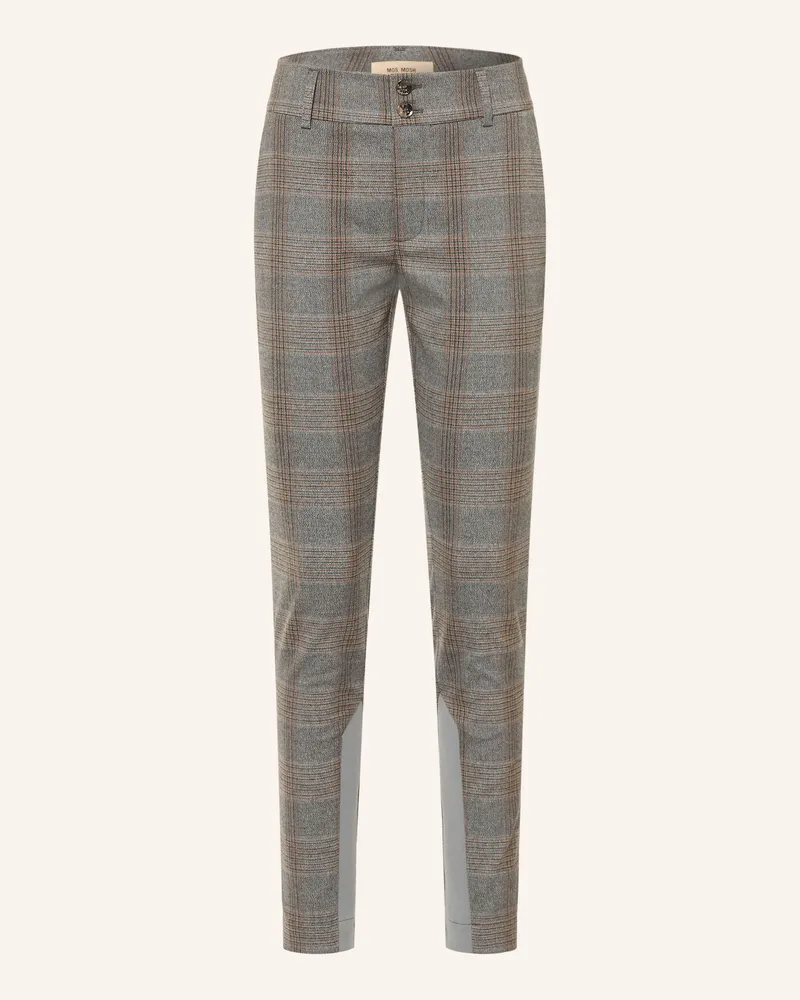 Mos Mosh Flanellhose Mmlush Tuxen grau Grau
