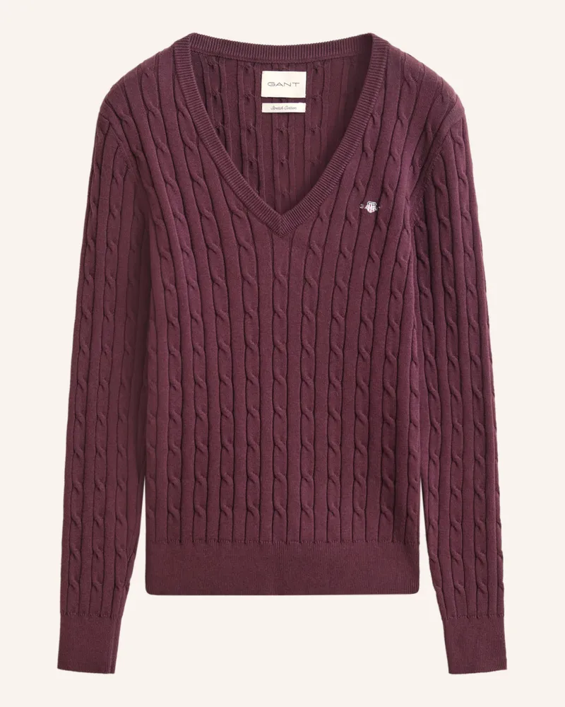 Gant Pullover rot Dunkelrot
