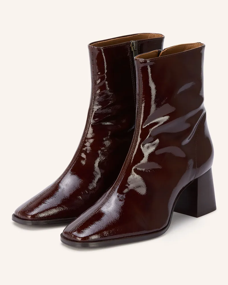 Bobbies Lackstiefeletten Marlie braun Dunkelbraun