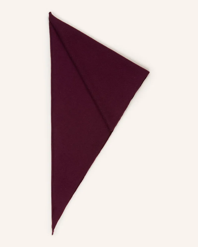 S. Marlon Dreieckstuch Aus Cashmere rot Dunkelrot