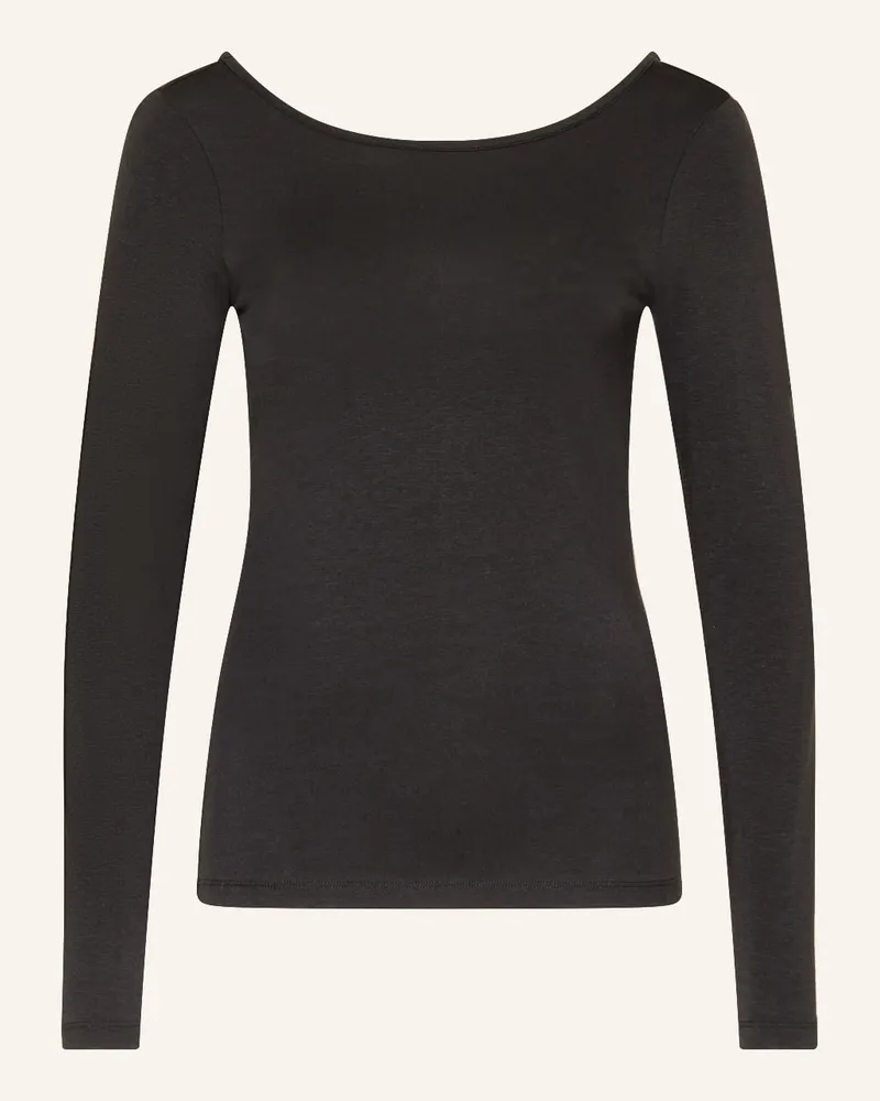 MOSS COPENHAGEN Longsleeve MSCHDAMARIS OLIVIE Schwarz