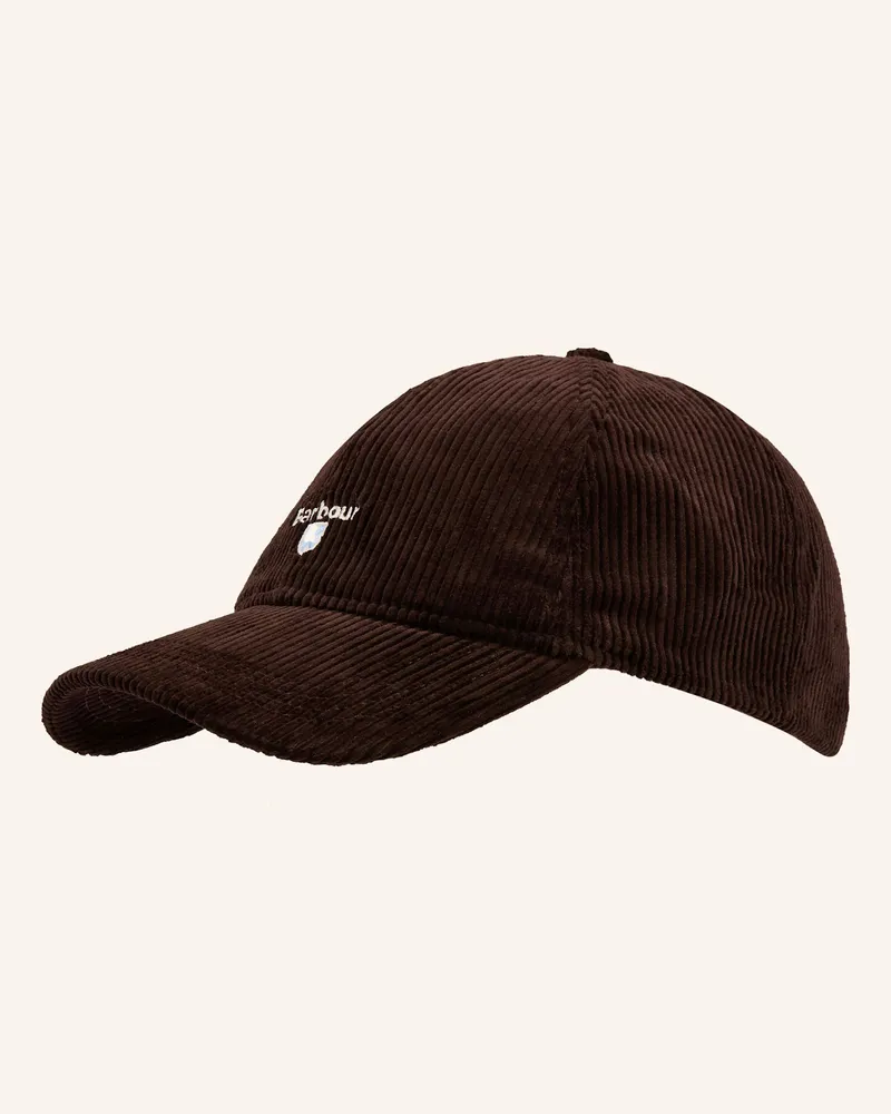 Barbour Cord-Cap PRESTON Braun