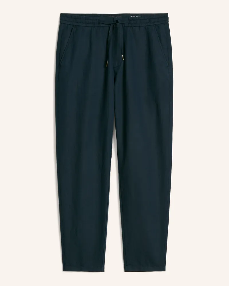 Marc O'Polo Hose Belsbo Jogger blau Dunkelblau