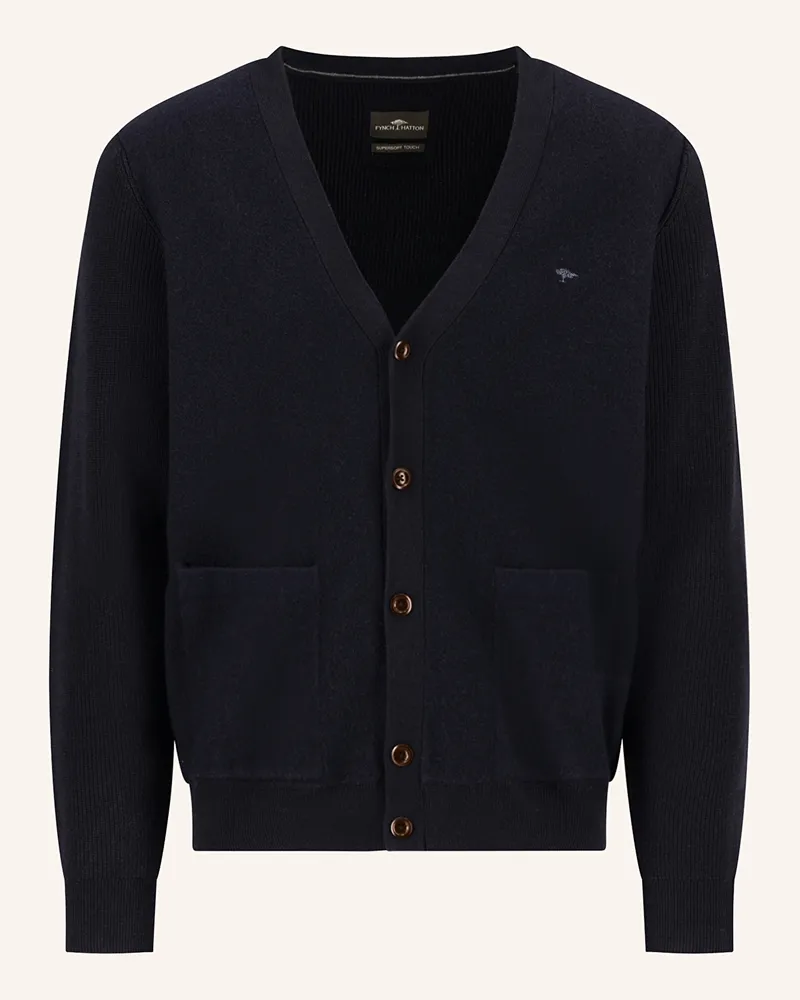 Fynch-Hatton Strickjacke Dunkelblau