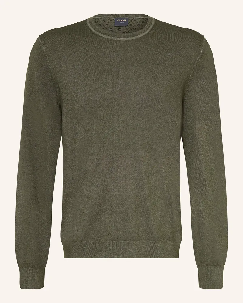 Olymp Pullover Dunkelgrün