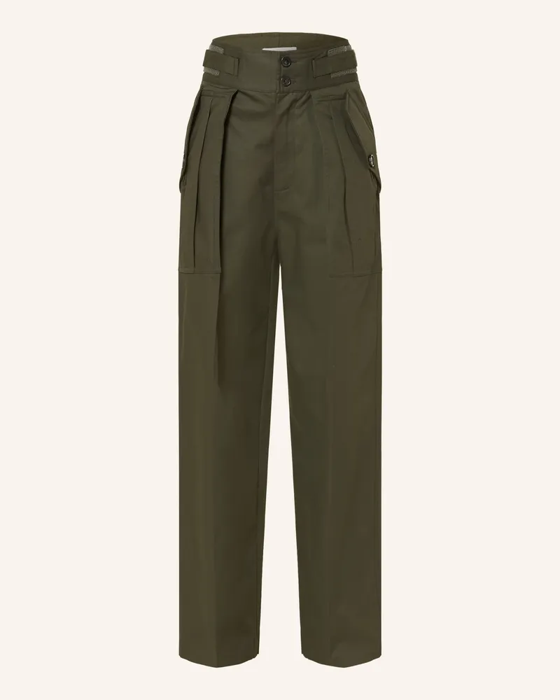 FRANKIE Shop Cargohose Tova gruen Dunkelgrün