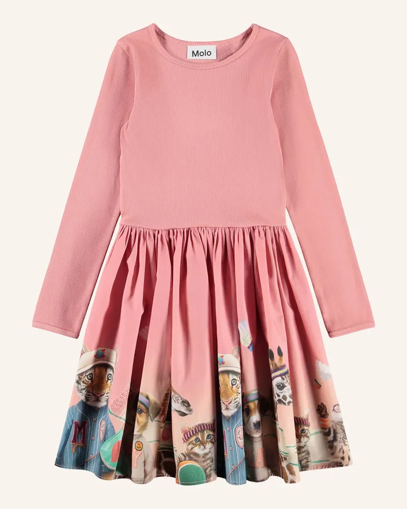 Molo Kleid Im Materialmix pink Rosa
