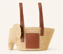 Shopper Elephant Basket beige