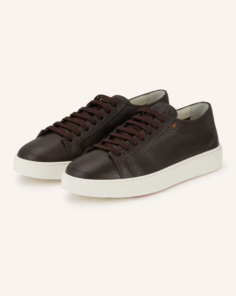 Santoni Sneaker DAMPS Dunkelbraun