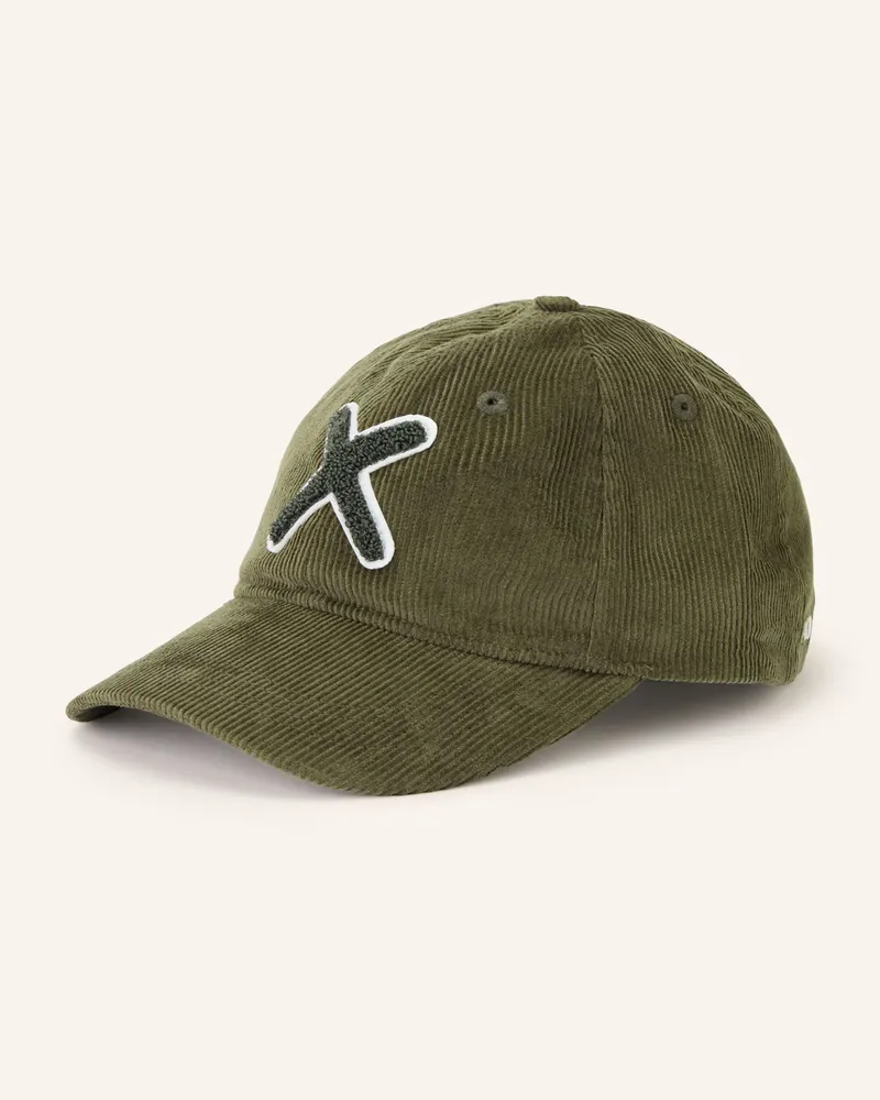 UNIO Cord-Cap Tore X gruen Oliv