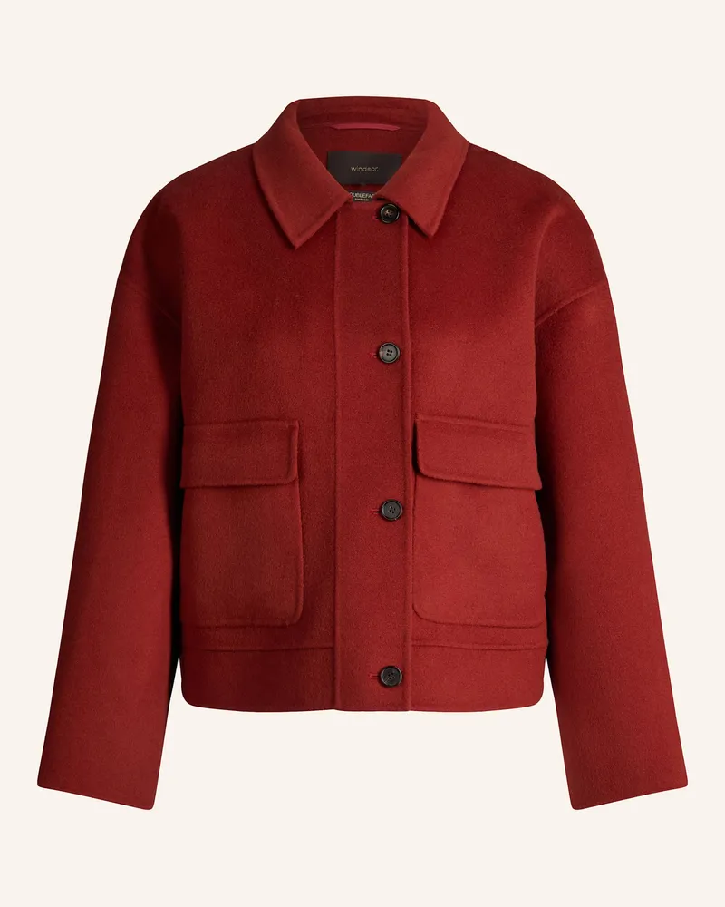windsor. Jacke rot Dunkelrot