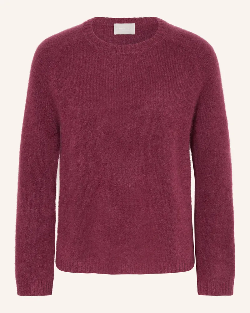 hemisphere Pullover mit Cashmere Dunkelrot
