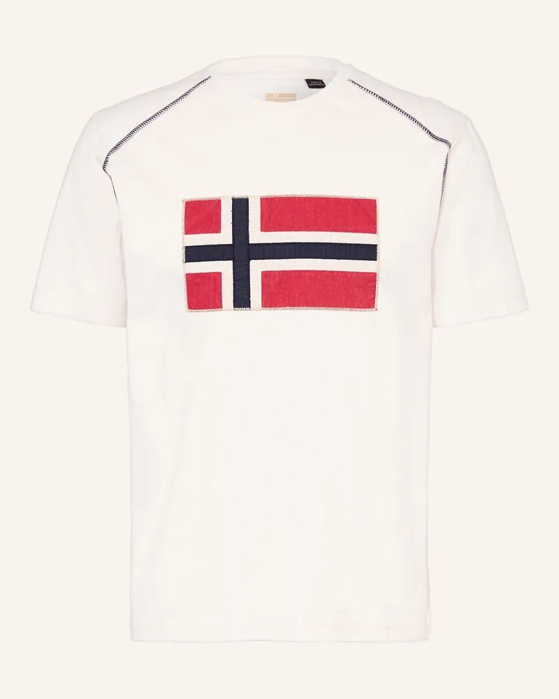 Napapijri T-Shirt Reflect weiss Ecru